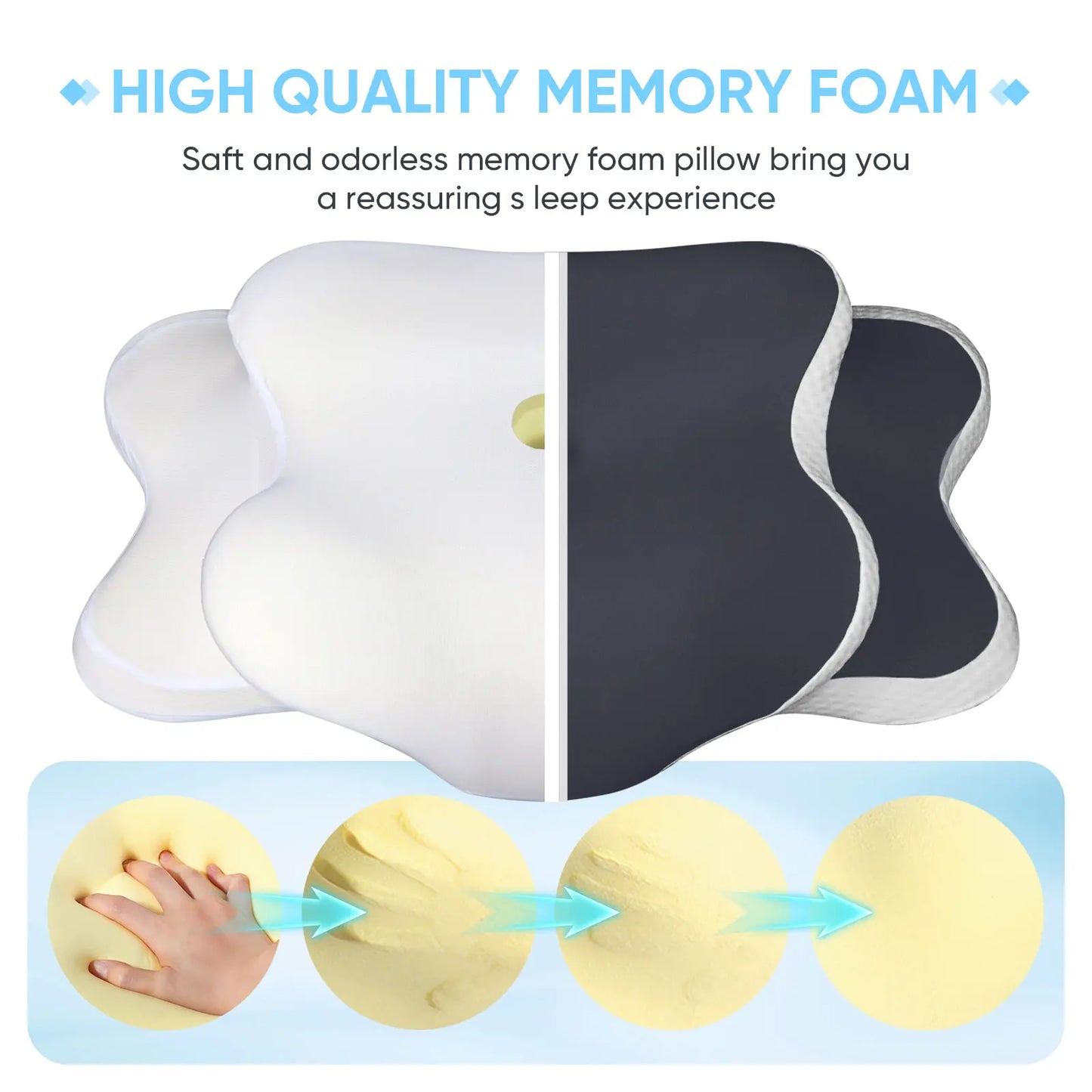 Ice Silk Memory Foam Pillow