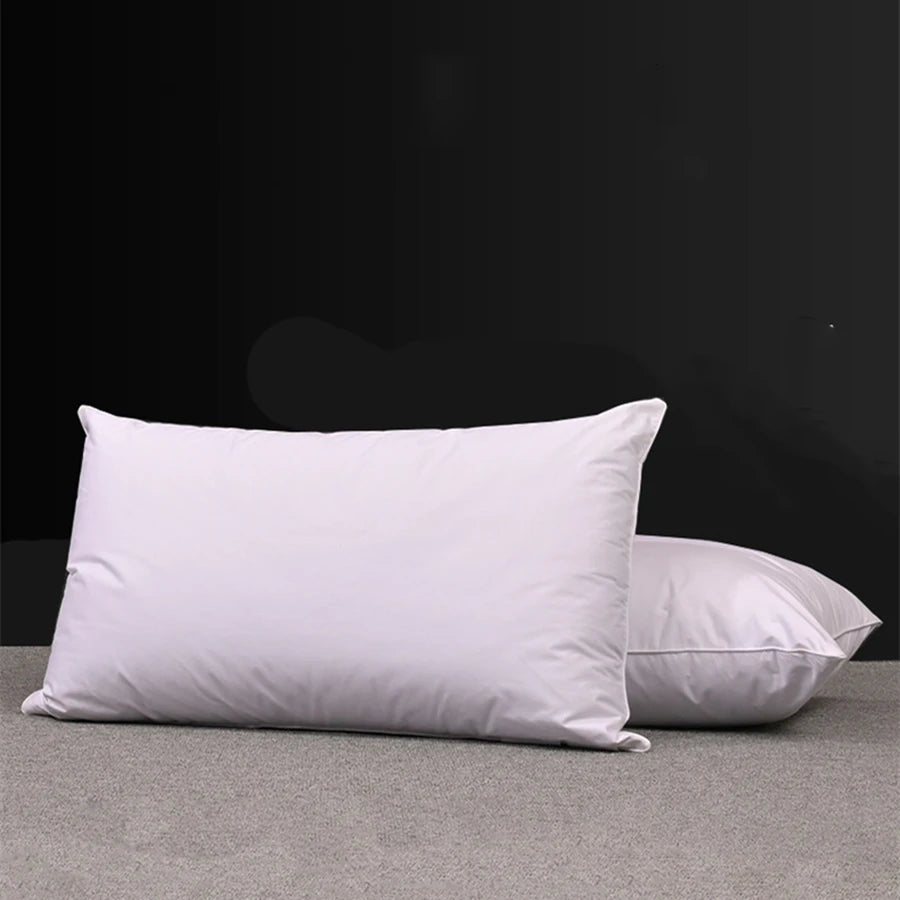 Luxury 100% White Goose Feather Pillow
