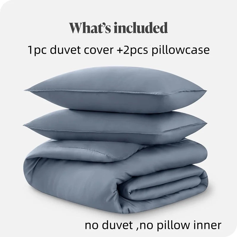 Duvet Cooling Lyocell Cover Set (3‑Piece)